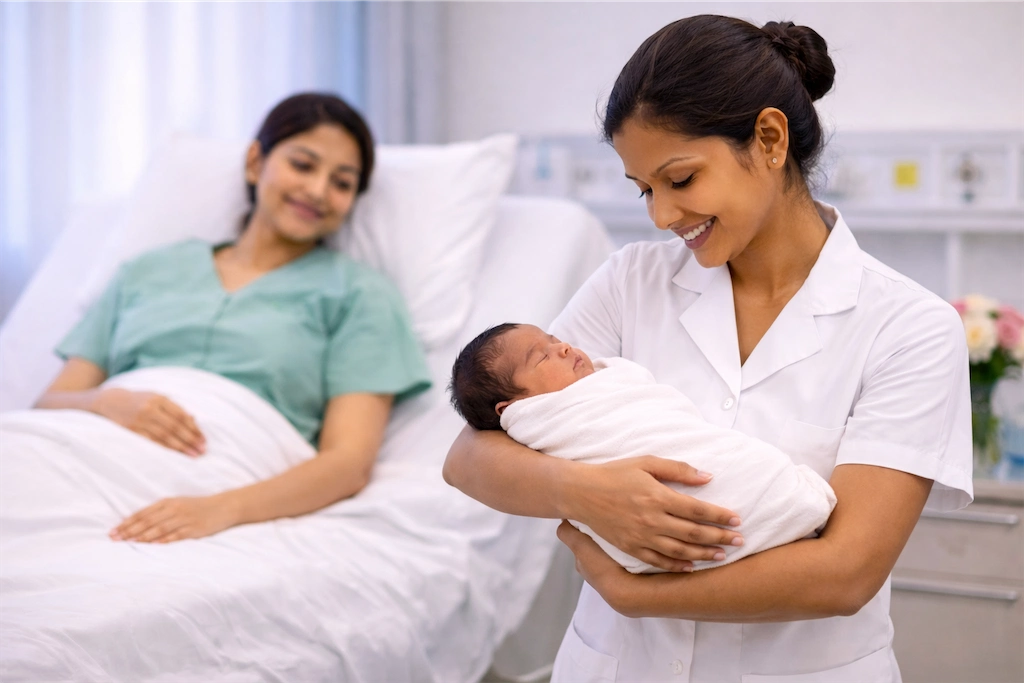 Modern Labor and Delivery suite with emergency LSCS capabilities